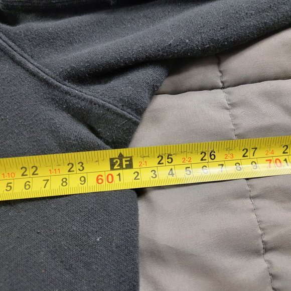 The North Face Mens Large Black Sweatshirt Pullover Hoodie Geo NSE Athletic - Picture 10 of 12